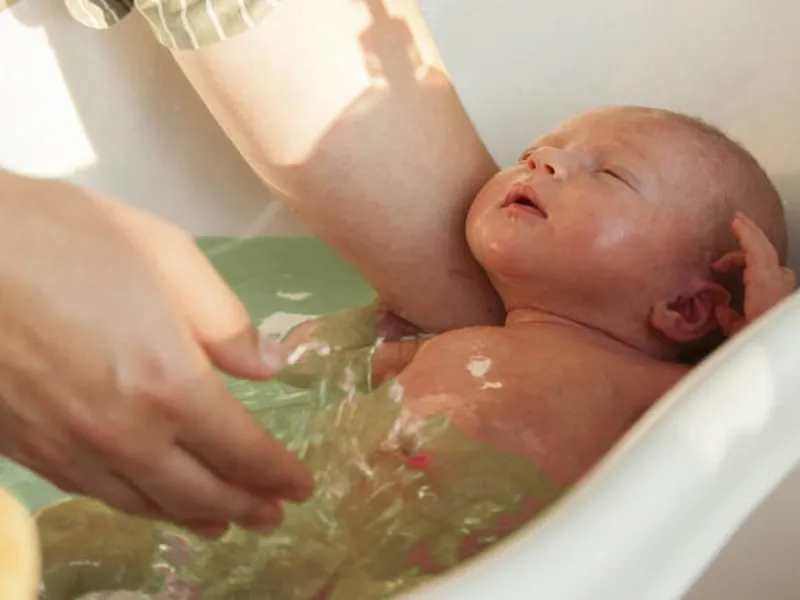 Lá Hương nhu có khả năng hỗ trợ làm sạch da, hạn chế vi khuẩn và nấm trên da cho trẻ sơ sinh