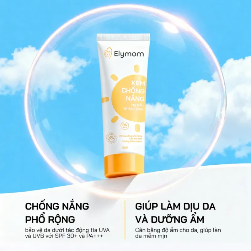 Kem chống nắng vật lý Elymom