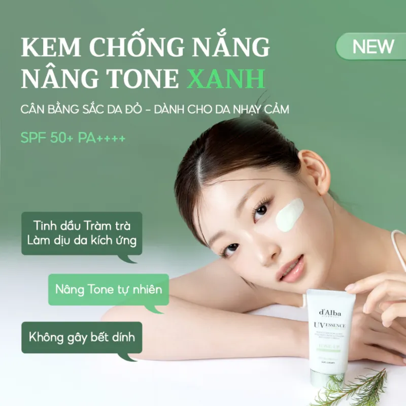 Kem chống nắng dịu nhẹ d'Alba Waterfull Mild Suncream