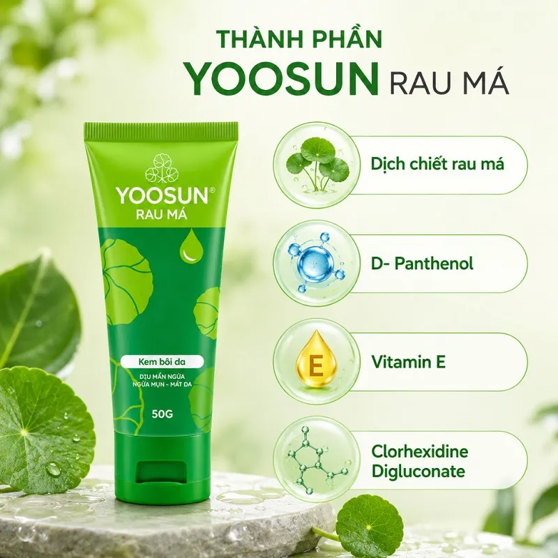 Kem rau má Yoosun có dưỡng ẩm được không?