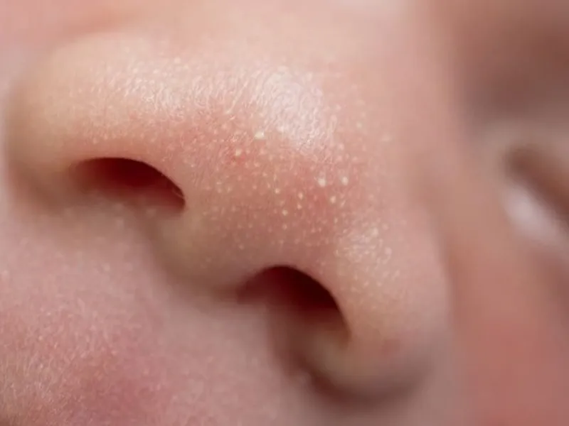 Mụn sữa là hiện tượng xuất hiện các nốt mụn nhỏ trên da trẻ trong những tuần đầu đời