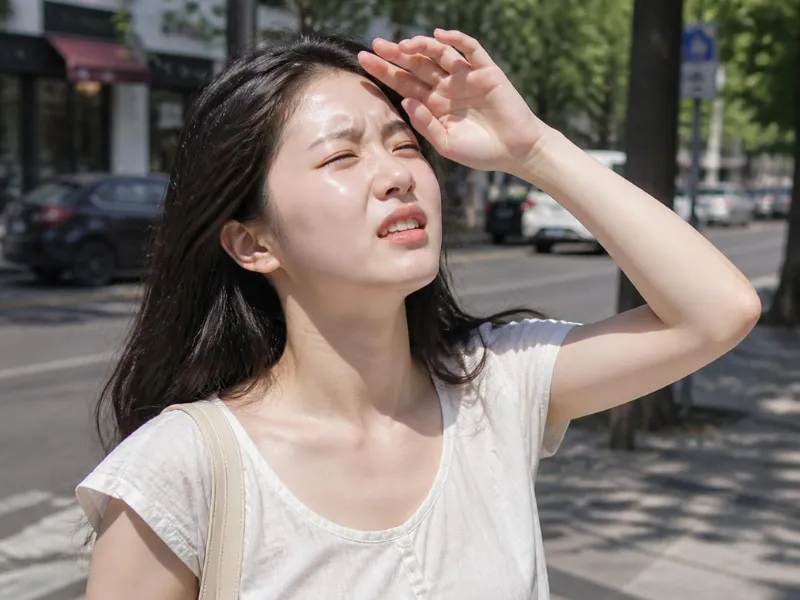 Da thường xuyên tiếp xúc với tia UV