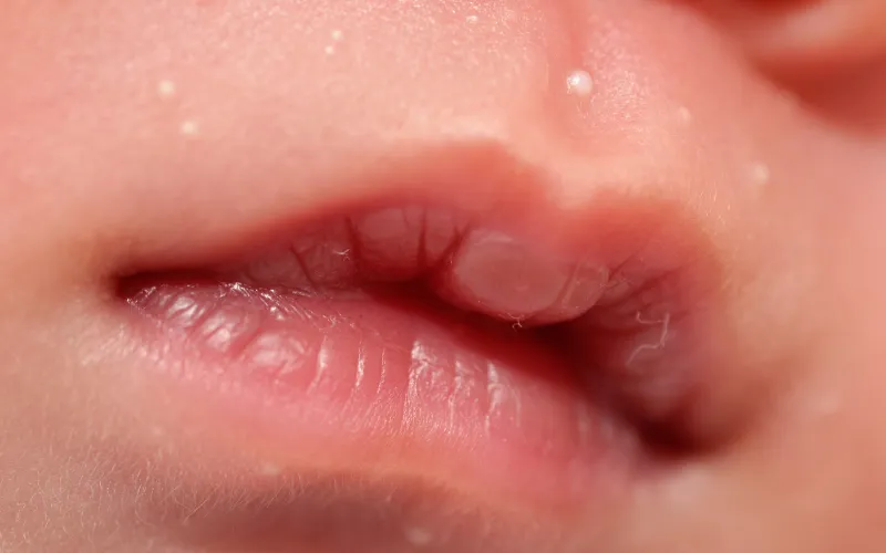 Vì sao bé dễ bị khô nứt môi?