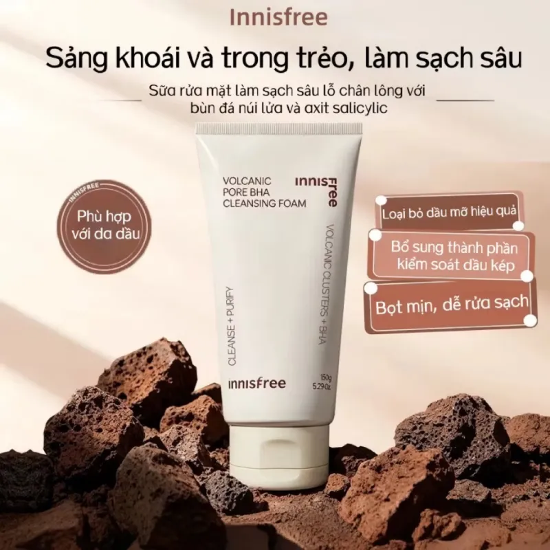 Innisfree Volcanic Pore BHA Cleansing Foam