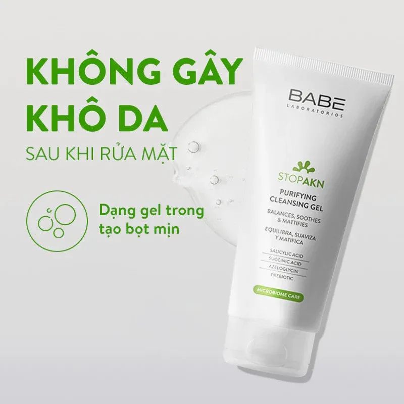 BABÉ Stop AKN Purifying Cleansing Gel